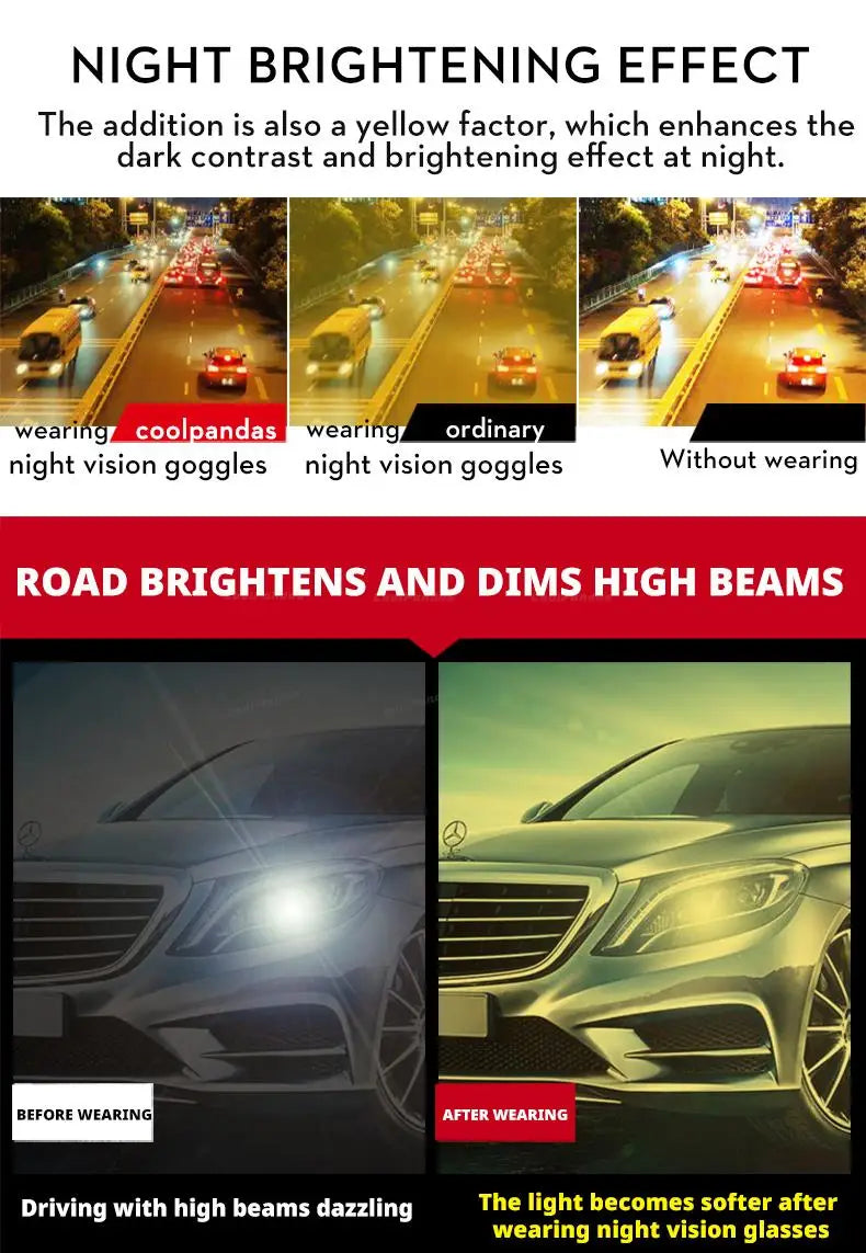 Aluminum Photochromic Polarized UV400 Day Night Driving Sunglasses for Men Women