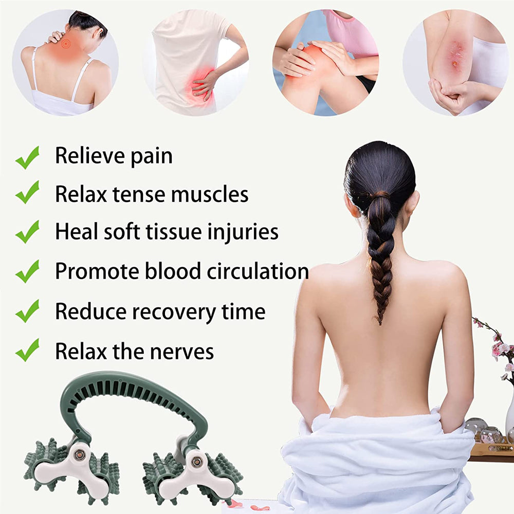 Muscle Massage Roller Increaser Fascia and Anti Cellulite Roller Fat Blasting Myofascial Release Tool for Back, Neck, Waist,Legs