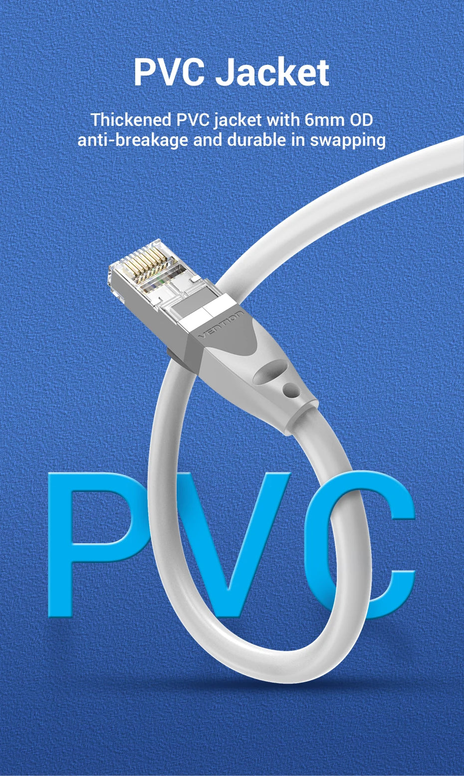 Cat6A Ethernet Cable 10Gbps RJ 45 SFTP Network Cable for PS4 Laptop PC Router ADSL PLC Servo Motor Lan RJ45 Patch Cord