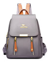 Zipper Oxford Fashion Women's Backpack Versatile Commuting Large Capacity Soft Female Back Pack