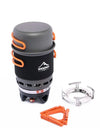 Camping Cooking System with Heat Exchanger Outdoor Gas Burner Stove