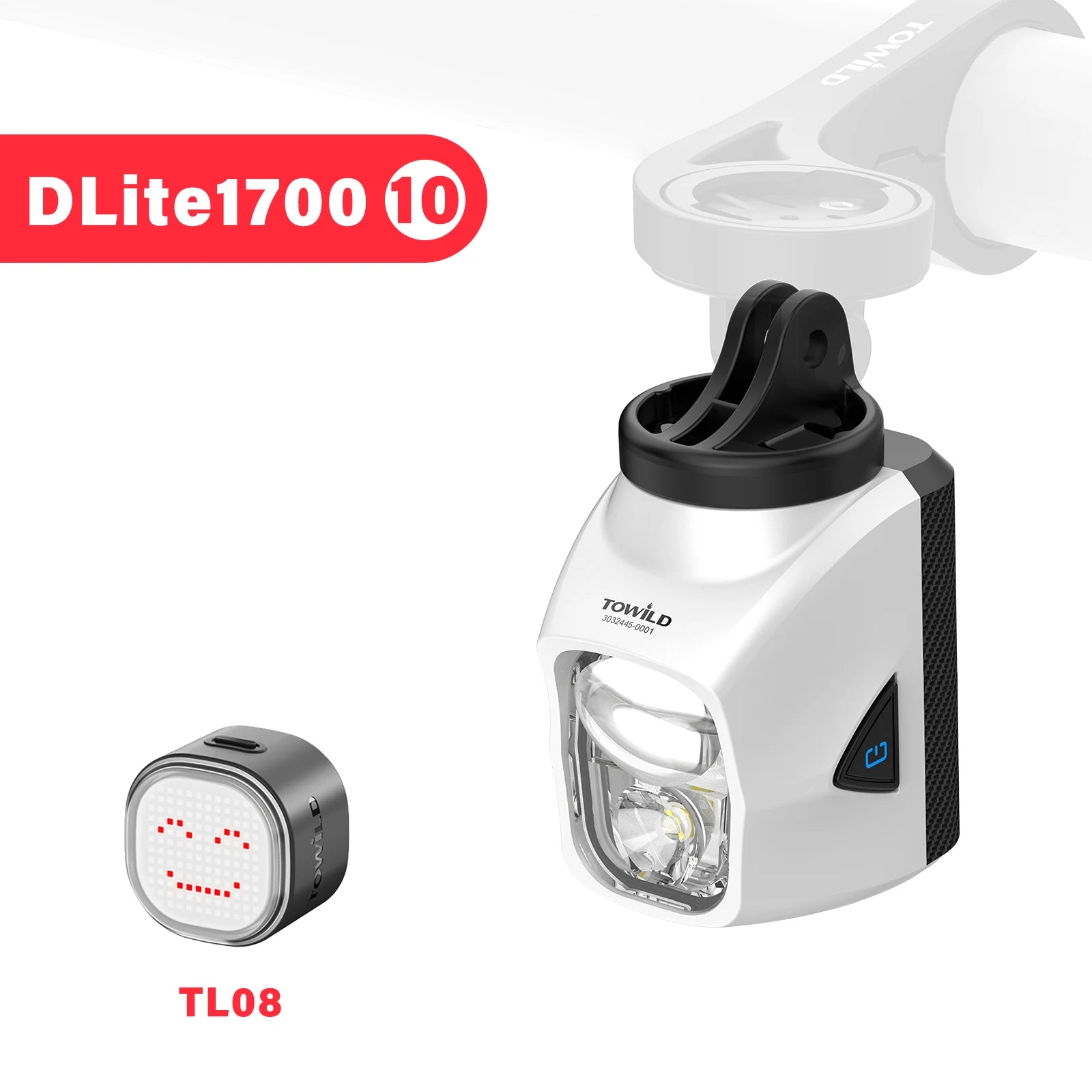 DL1200S/DL1700 Bicycle Light With Cut-Off Line Beam1900LM Rechargeable Front Light Power Bank Mtb Cycling Headlights