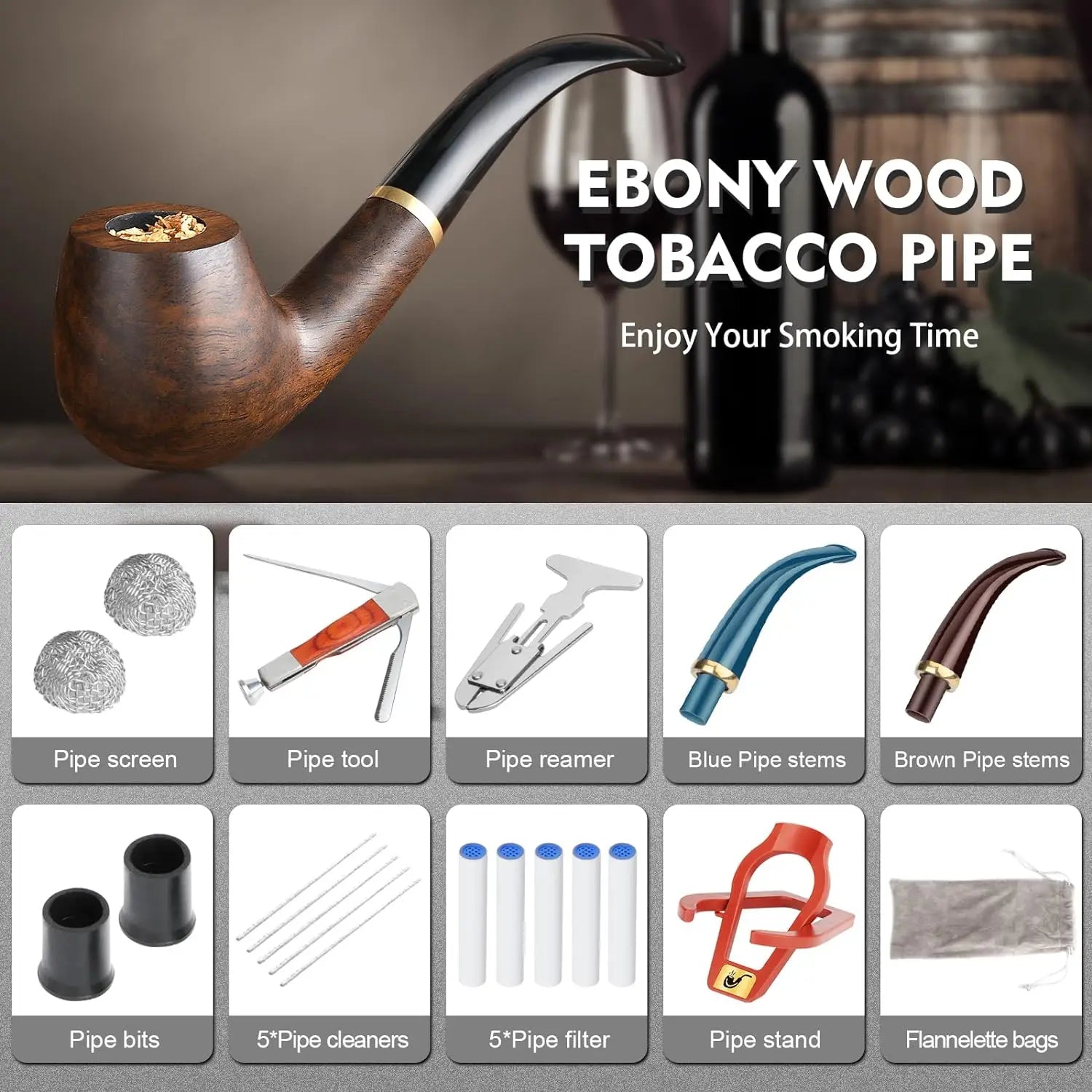 Handmade Pear Wooden Tobacco Box, Gift Box, Smoking Accessories