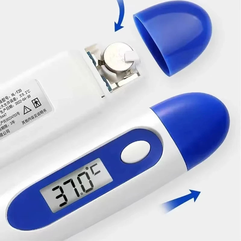 Pulse Oximeter Finger Clip Thermometer Electronic Soft Head Oral Armpit Temperature Measurement Household Adults