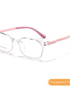 Ultra light new TR90 children's glasses frame, suitable for myopia and farsightedness, with high-quality lenses