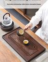 Jiangshan Tea Tray Household Small Drain Tea Table Bamboo Tea Tray Kung Fu Tea Set Accessories Tea Sea Dry Brewing Table