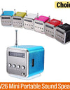 Rechargeable Portable radio FM portable mini radio Mini High Bluetooth Portable Voice Suitable for computer cell phone MP3 music