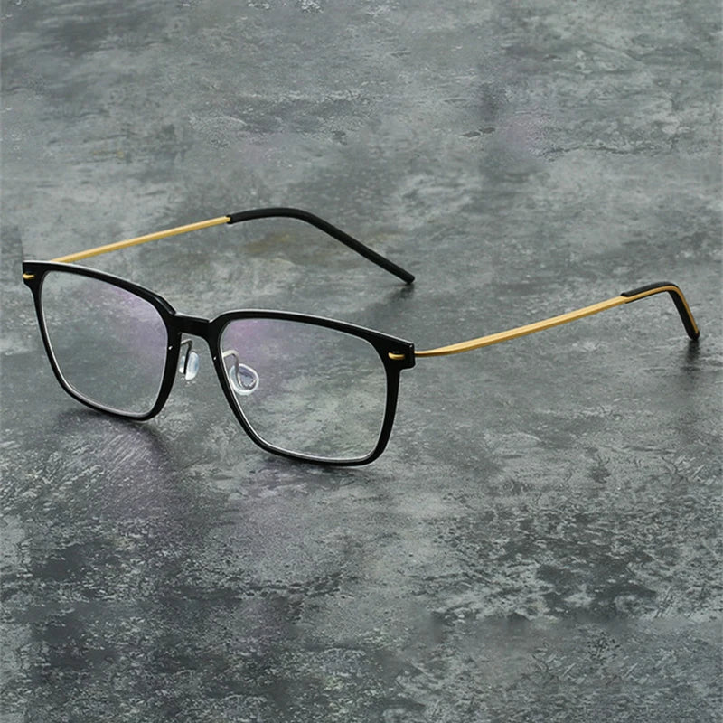 Rectangle Titanium Acetate Ultralight Eyeglasses Frame