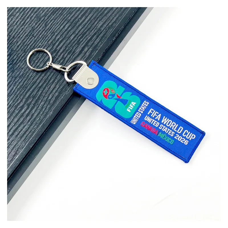 2026 Football Trophy Keychain Soccer Fan Backpack Charm Collectible