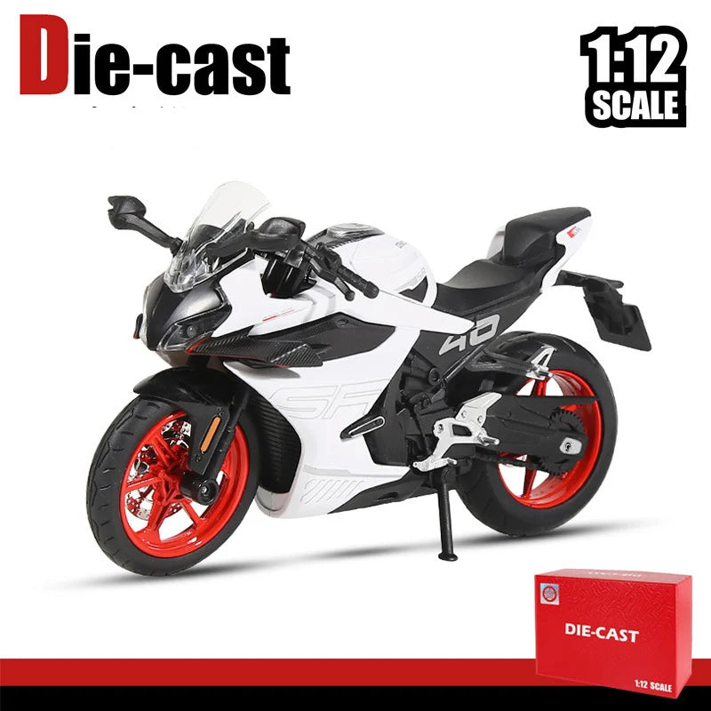 Diecast CFMOTO 450SR Racing Motorcycle Model 1 to 12 Scale