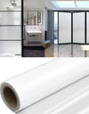 1/2M Matte Window Film Privacy UV Protection Stained Vinyl for Glass Static Cling Frosted Decorative Window Sticker for Home