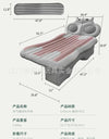 Horseflocking Inflatable Car Travel Bed Outdoor Camping SUV Rear Seat Inflatable Bed Mat Backrest Shield Nap Mat