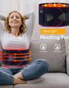 Electric Heating Belt With Adjustable Temperature Vibration Massage Waist Warmth and Hot Compress Belt