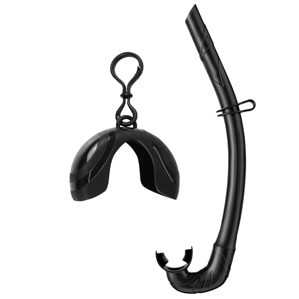 Soft Silicone Diving Snorkel Portable Foldable Easy-Breath Wet Scuba With Storage Case for Freediving Spearfishing Swimming