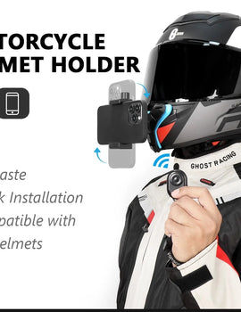 Motorcycle Helmet Chin Strap Mount for Gopro Hero 11 10 9 Black Dji Action 3/2 Insta360 for Phone Motorcycle Accessories