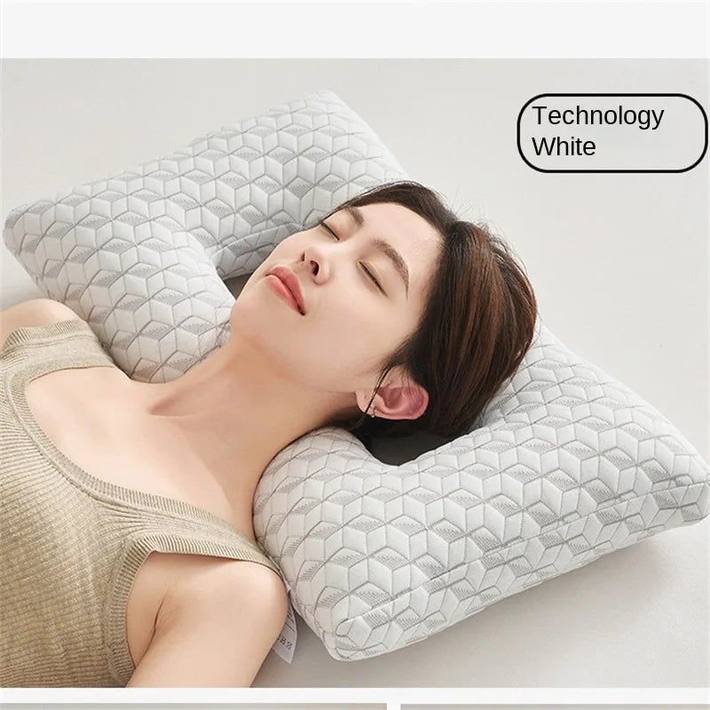 Ear protection pillow, side sleeping non pressure ear pillow, bedridden elderly pillow, ear piercing pillow, headphone pillow,