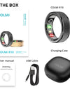 R10 Smart Ring with Charging Case for Men Women, Health and Sleep Monitor, 5ATM Waterproof, Multi-sport Mode