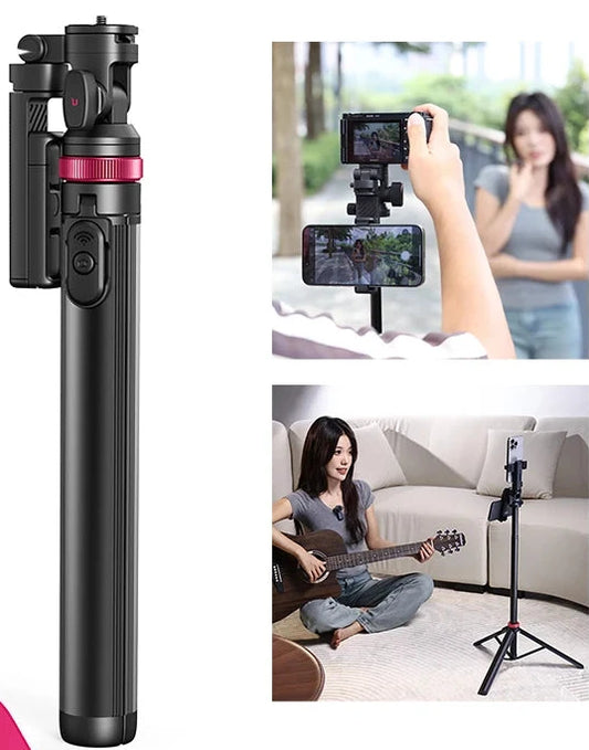 Quick-Release Tripod for Camera Smartphone Fill Light Max1.85m Tripod Selfie with Remote Control