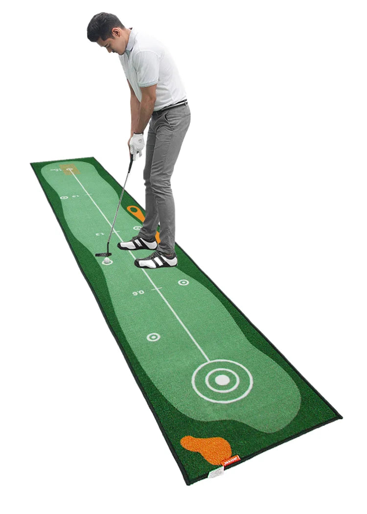 50X300CM Golf Putting Green Mat Indoor Equipment For Home Office Mini Training Practice Durable Hitting Garden Aid For Outdoor