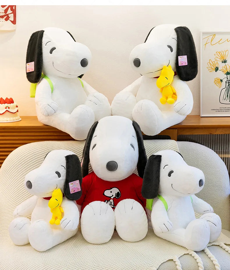 Cute Cartoon Dog Plush Backpack Soft Stuffed Pillow