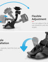 for Go Pro 11 10 Accessories Mobile Phone Car Bracket Glass Suction Cup for Insta360 X3 One X2 for SJCAM DJI OSMO Action
