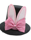 Top Hat Hair Clip Lovely Bunny Ears Hairpin Fancy Dress Headdress for Women Mini Hat Hair Pin for Holiday Carnival Party Favor