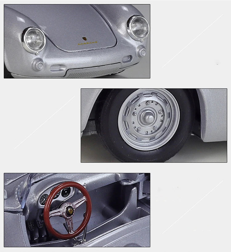 1 24 Scale Porsche 550 Spyder Diecast Model Car