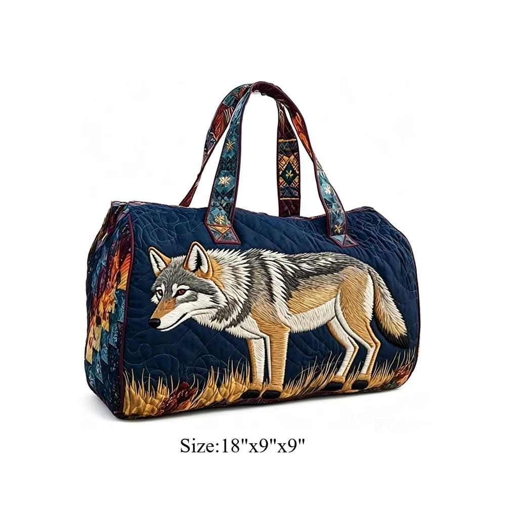 Animal Cow Floral Print Quilted Duffel Bag Weekender Travel Bag Lightweight Overnight Carry On Luggage for Gym Sports Getaway