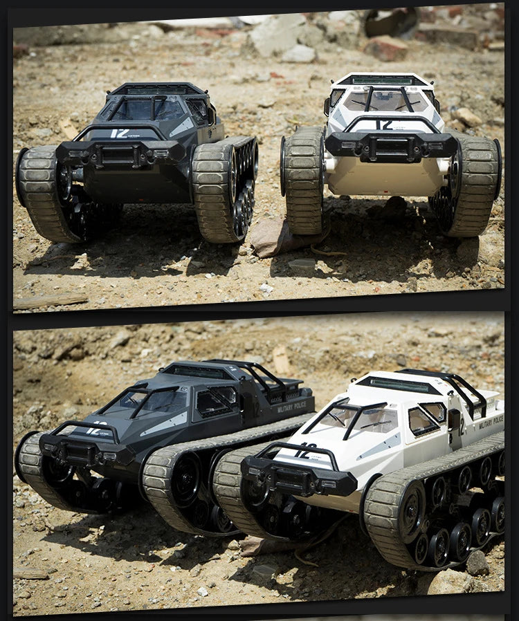 RC Car High-speed Electric Off-road Tank Stunt Car  Crawler Snow Climbing Remote Control Vehicle Toy gift