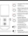 Condenser Microphone Cardioid Pattern Microphone Real-Time Monitoring for Smartphone Laptop Computer  40Hz-20KHz