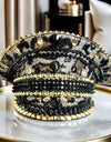 Steampunk Dark Gold Punk Captain Hat Masquerade Halloween Military Cap Halloween Party Adult Party Cruise party Music Festival