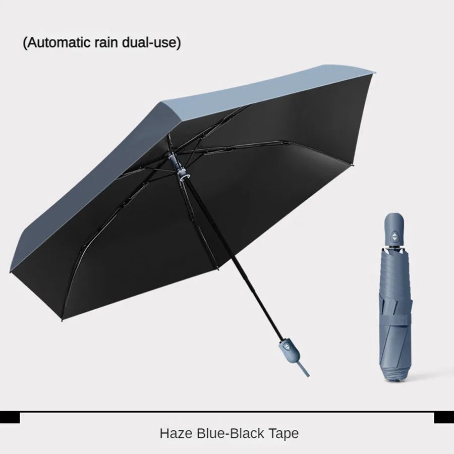 Ultra lightweight and portable automatic umbrella for women, suitable for both weather and sun protection