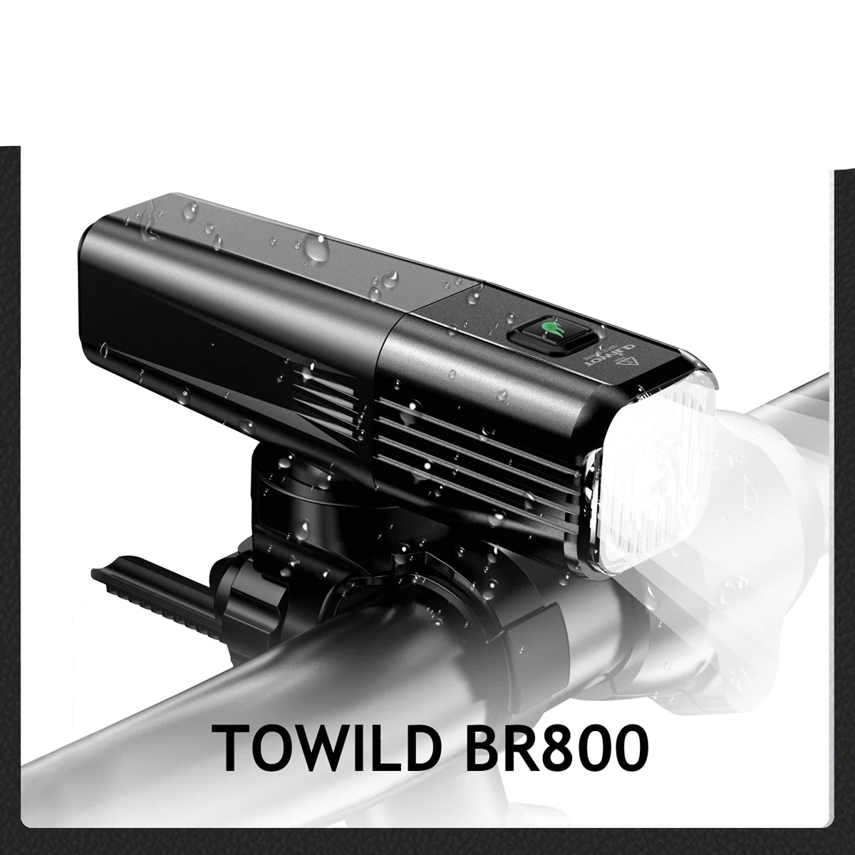 BR800 Bike Light with Tail Light USB Rechargeable LED MTB Front Lamp Headlight Aluminum Flashlight Bicycle Light