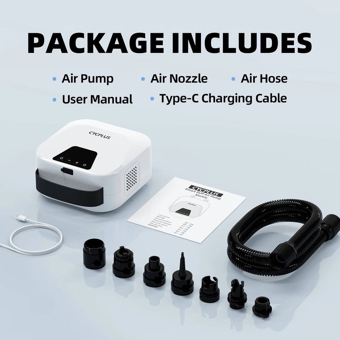 D14PRO 20PSI Electric SUP Inflation Pump 38.48Wh Battery for Sup Board Surfing Kite Inflatable Tent Boat  Air Mattress