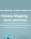 Heavy Cordless Skipping Rope Fitness Jump Rope With Big Bal Fat Burning Suitable For Household Indoor Sports Fitness equipment