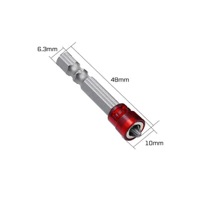 PH2 Magnetic Screwdriver Bit Cross-head 1/4 inch Hex Shank Screwdriver Holder Ring for House Working Electric Screwdriver Kit