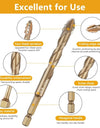 Hex Masonry Drill Bits 1/4 Shank Titanium Steel Metal Cross Drill For Glass Ceramic Concrete Brick Hard Drill Bit Tool