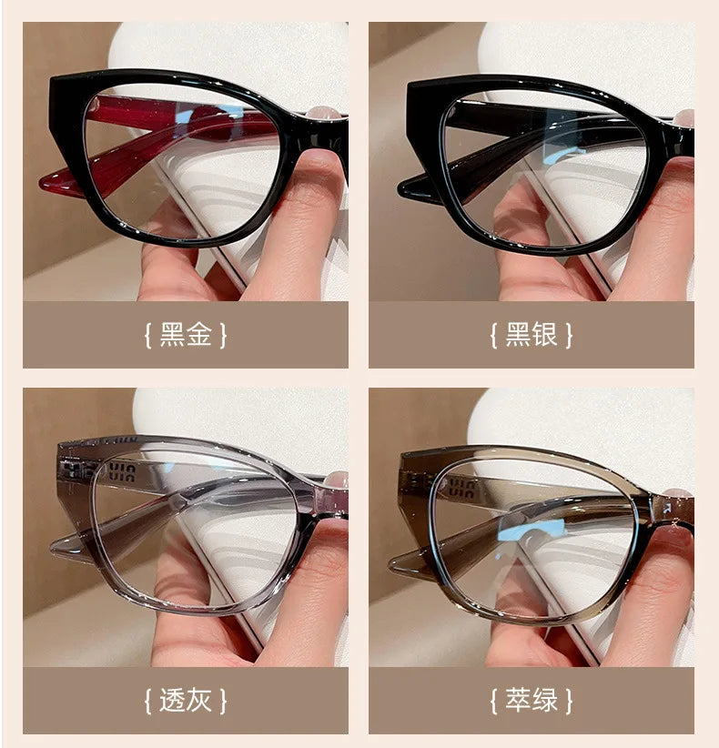 Retro Cat Eye Butterfly Eyewear Ultra light TR90 Spectacle Optical Prescription Frames Specs For Women
