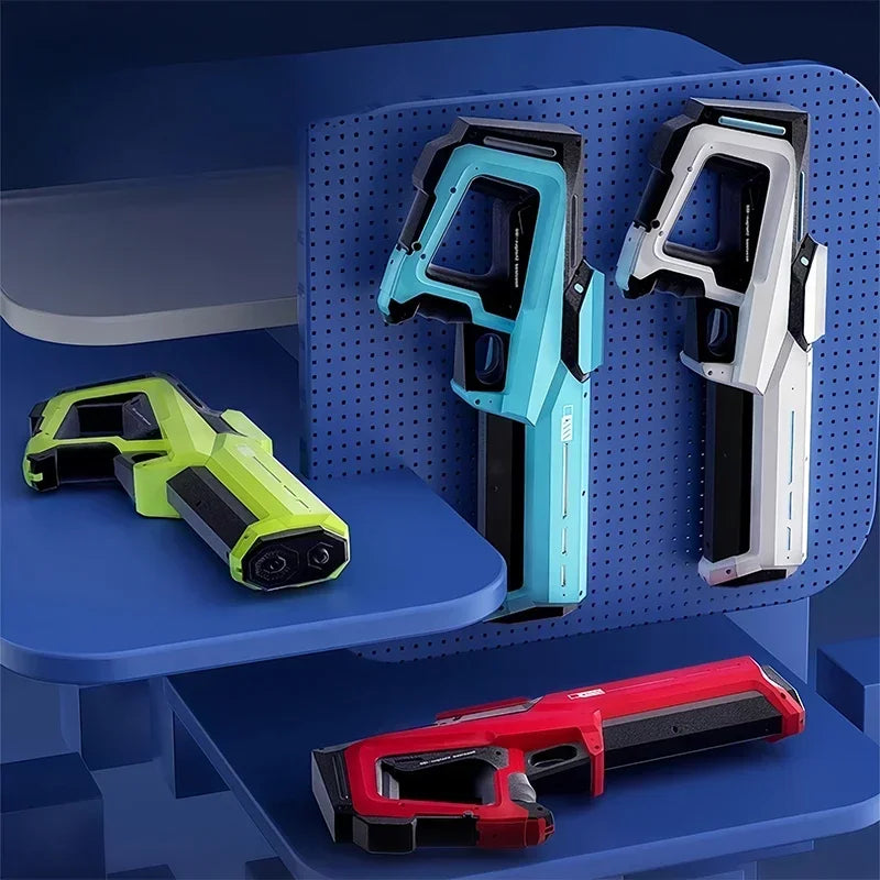 Electric Water Gun with Automatic Water Absorption – Rechargeable Outdoor Beach Battle Water Blaster