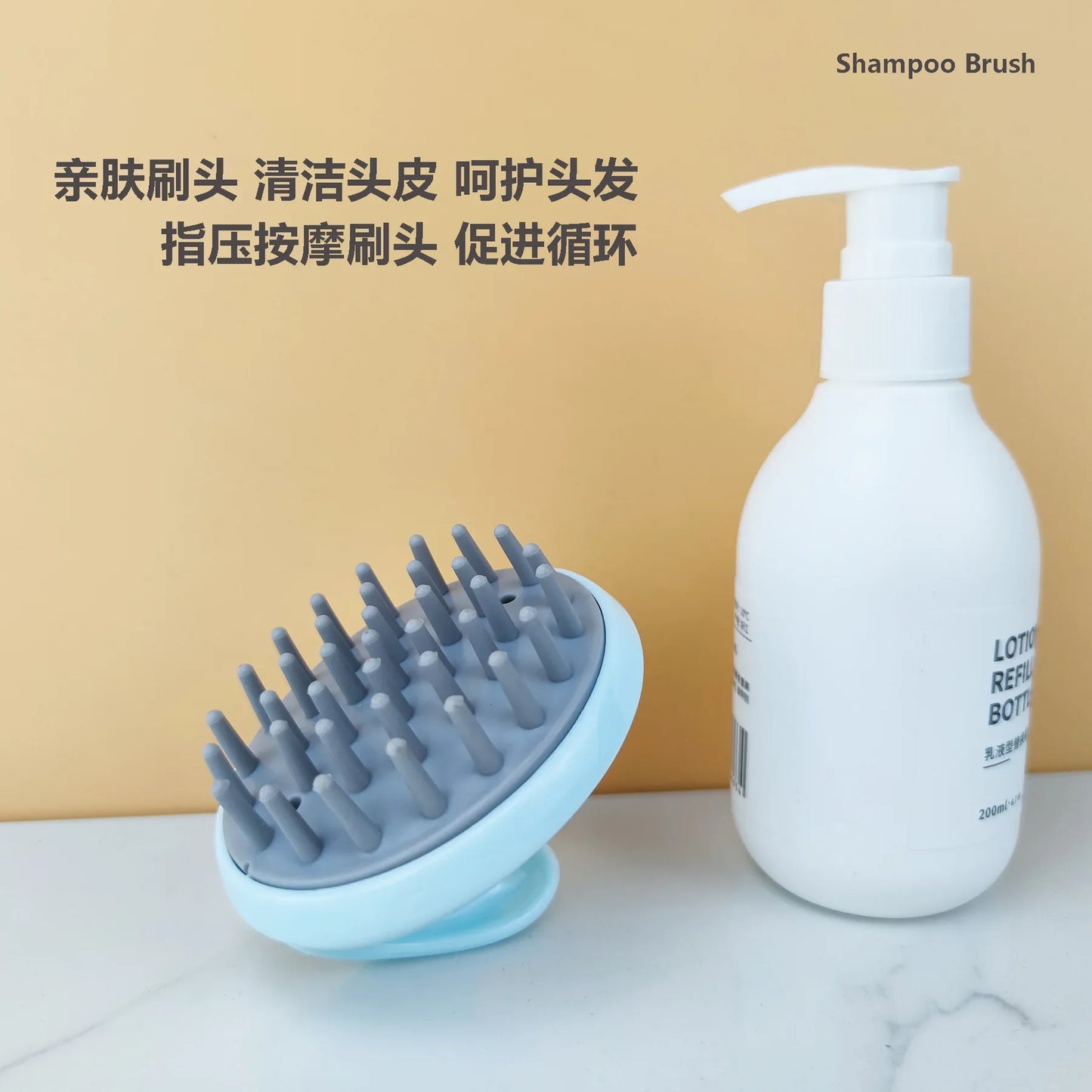 Shampoo Tool, Hair Brush, Massage Comb, Head Wash, Soft Brush, Hair Grabber, Silicone Hair Brush, Scalp Cleaning