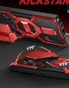 For Samsung Galaxy S24 Ultra Case with Tempered Glass Screen Protector Built-in Ring Stand Magnetic MagSafe Phone Case Protect