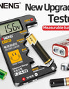 Button Cell Battery Tester Power Bank Detectors 9V N D C AA AAA Universal Household LCD Display Battery Tester Tools