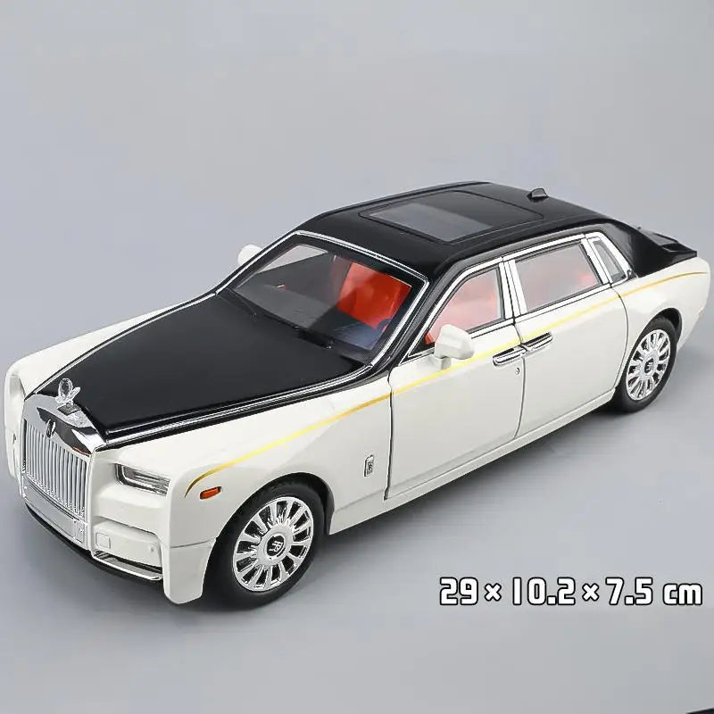 1:18 Rolls Royce Phantom Alloy Diecast Model Car Metal Large Games For Mother Birthday Gifts  Boy Collection Hobby