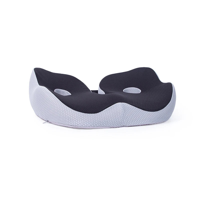 Portable Memory Foam Seat Cushion U-Shaped Office Car Airplane Pillow Back Support Pain Relief Pillow Ergonomic Body Support