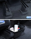 For Tesla Model 3 Model Y Rear Center Console Organizer Tray Flocking For Tesla Model3 Storage Box ModelY Case Accessories