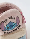 Disney Plush Backpack Ins Japanese Blue Stitch Funny Cartoon Large-Capacity Student Backpack Kindergarten Bag