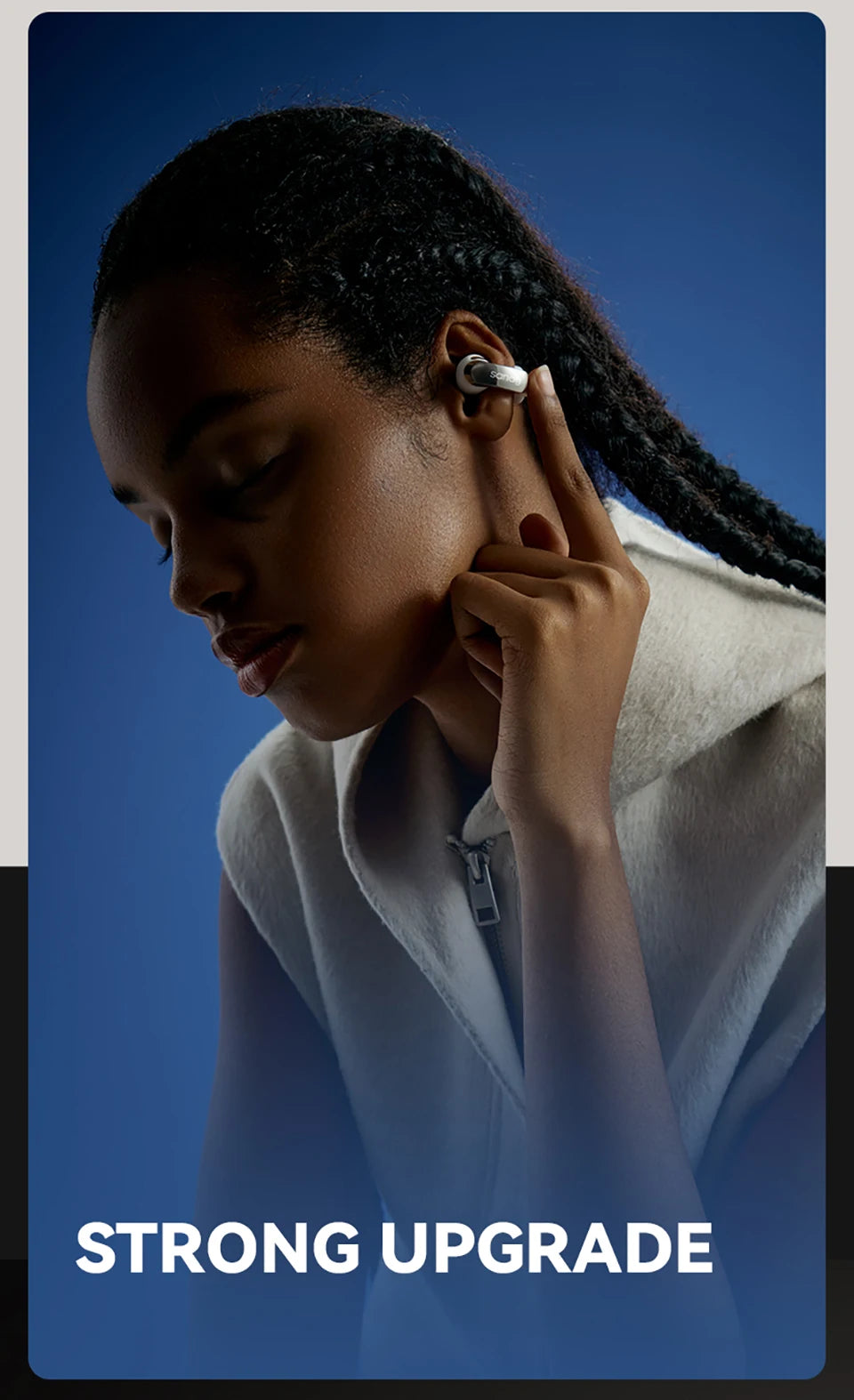 S9S AI Free Clip OWS Headphones Bluetooth 5.4 Earphones AI Assistant Wireless Headset IPX4 Stretchable Ear Bridge