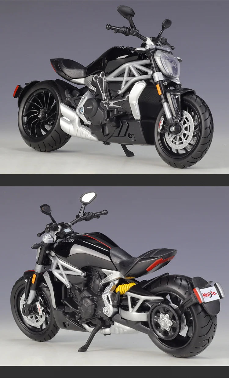 Diecast Ducati XDiavel S 2021 Cruiser Motorcycle Model 1 to 12 Scale