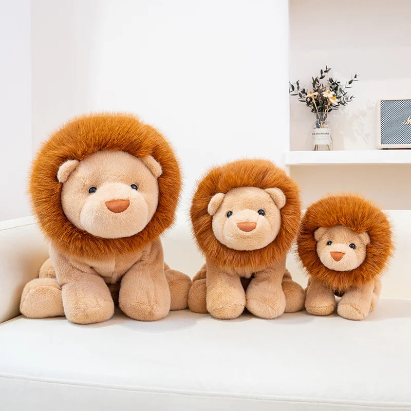 Mighty Lion Plush Stuffed Animal Sitting Lion Pillow