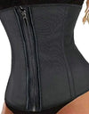 Latex Corset Body Shaper Waist Trainer Cincher Zipper Under bust Weight Loss Slimming Shapewear Hourglass Belt Women